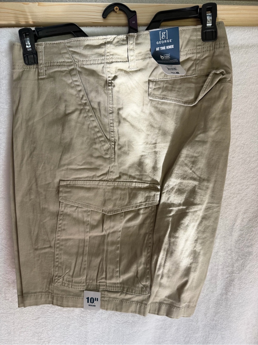 George Men's Cargo Shorts in Khaki Tan